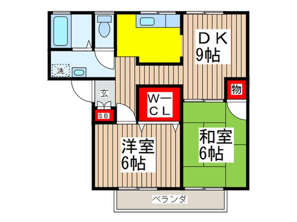 ミヨシハイムの物件間取画像